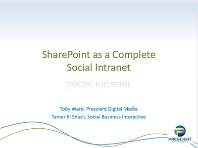 Using SharePoint as a Complete Social Intranet