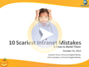 Scariest intranet mistakes thumbnail