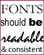 Font image
