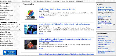 Microsoft Best of the Web 2005 1